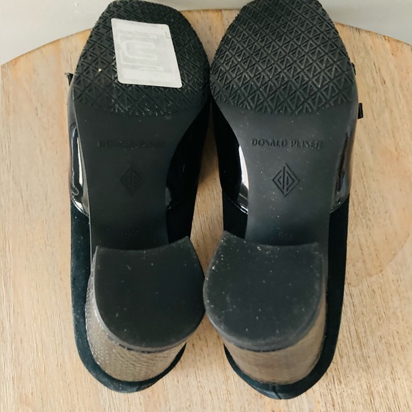 Donald j. Pliner Camden Black Dress block pump Heels size 6 - Picture 12 of 12